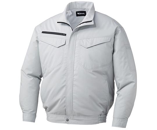 自重堂 空調服長袖ブルゾン シルバー 5L 87080 1枚(ご注文単位1枚)【直送品】