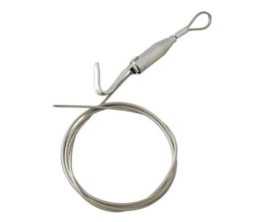 ハイロジック 1.5ミリ径ワイヤーハンガー 1m 15WH1M 1個(ご注文単位1個)【直送品】