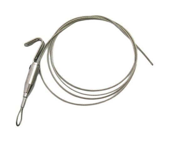 ハイロジック 1.5ミリ径ワイヤーハンガー 1.5m 15WH15M 1個(ご注文単位1個)【直送品】