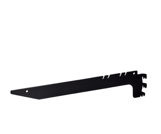 ストア・エキスプレス BR 薄型スチール棚用ブラケット3段可変式 W90cmタイプ用 ブラック D30cm用 61-555-39-8 1本（ご注文単位1本）【直送品】