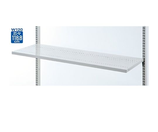 ストア・エキスプレス スチール棚セット W120cmタイプ D35cm 61-35-2-3 1セット(ご注文単位1セット)【直送品】