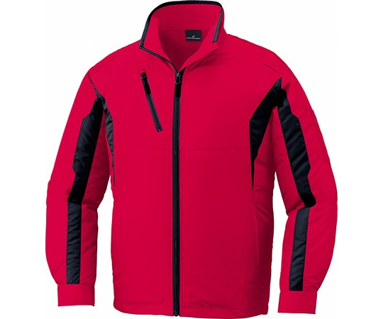 自重堂 空調服長袖ジャケット レッド L 87060 1枚(ご注文単位1枚)【直送品】