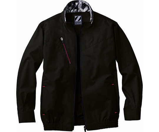 自重堂 空調服長袖ブルゾン ブラック L 74050 1枚(ご注文単位1枚)【直送品】