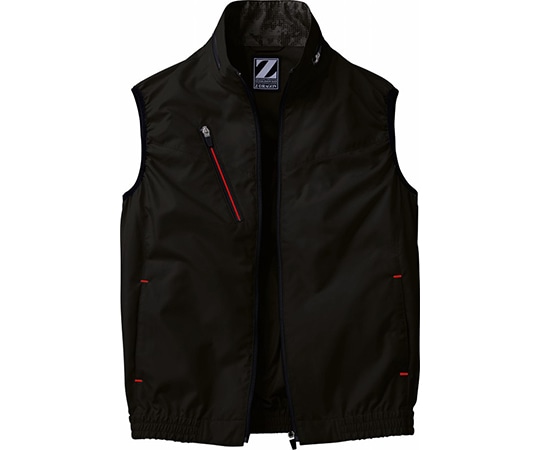 自重堂 空調服ベスト ブラック EL 74060 1枚(ご注文単位1枚)【直送品】