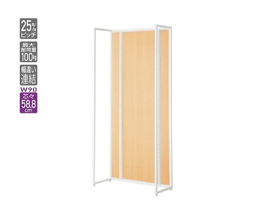 ストア・エキスプレス UR壁面タイプ W90×H210cm 【本体 】【ホワイト枠×エクリュ柄パネル】 61-14-5-2 1台(ご注文単位1台)【直送品】