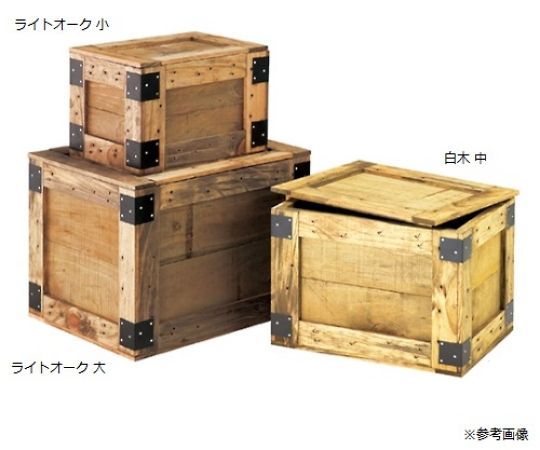 ストア・エキスプレス 梱包ボックス ライトオーク 小 61-117-5-2 1個(ご注文単位1個)【直送品】