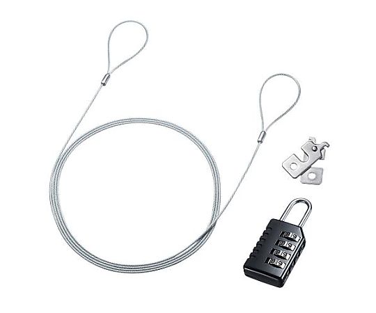 アズワン φ2.2mmx2.0m セキュリティワイヤー(Nano Saver対応) EA983TS-238 1個(ご注文単位1個)【直送品】