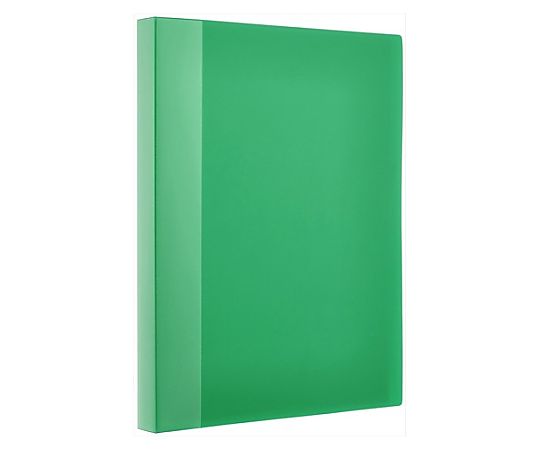 アズワン A4 クリアーブック(グリーン/40ポケット) EA762CC-114 1冊(ご注文単位1冊)【直送品】