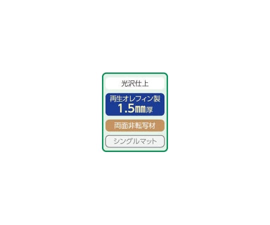 ライオン事務器 デスクマット 環境対応SRKタイプ No.147-SRK 1枚(ご注文単位1枚)【直送品】