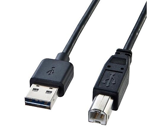 アズワン 2.0m 両面挿せるUSBケーブル(A-B/2.0対応) EA764AJ-103 1個(ご注文単位1個)【直送品】