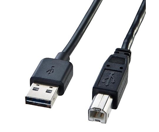 アズワン 3.0m 両面挿せるUSBケーブル(A-B/2.0対応) EA764AJ-104 1個(ご注文単位1個)【直送品】