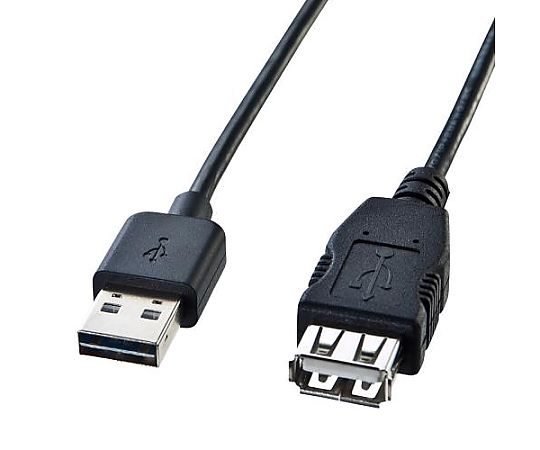 アズワン 1.0m 両面挿せるUSB延長ケーブル(A-A/2.0) EA764AJ-222 1個(ご注文単位1個)【直送品】