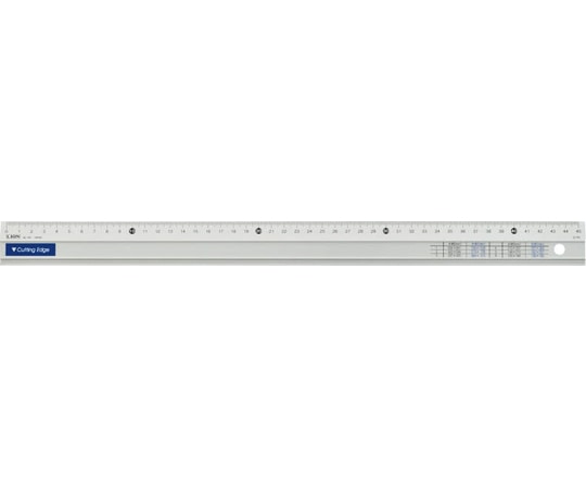 ライオン事務器 アルミカッティング定規 AL-45 1本(ご注文単位1本)【直送品】