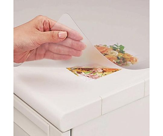 プラス ななめカットデスクマット再生 1045×620mm DM-006ES 1枚(ご注文単位1枚)【直送品】