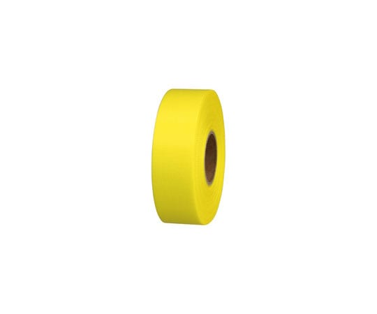 スマートバリュー カラーリボン 黄 24mm×25m B824J-YL 1巻(ご注文単位1巻)【直送品】