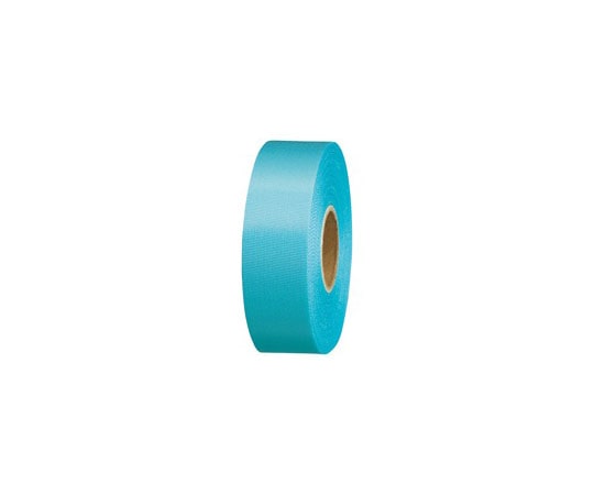 スマートバリュー カラーリボン 水色 24mm×25m 10個 B824J-SK10 1パック(ご注文単位1パック)【直送品】