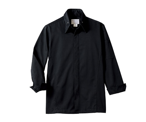 住商モンブラン コックコート 男女兼用 長袖 黒 6-1023 S 1枚（ご注文単位1枚）【直送品】