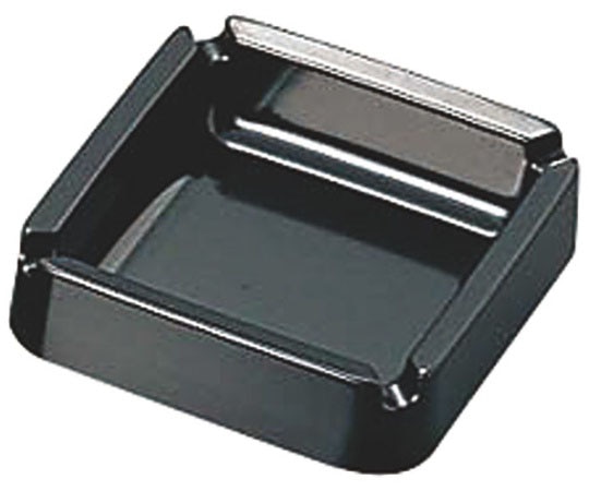 エンテック A270 カラー灰皿角 切り込み付 茶 190122 1個(ご注文単位1個)【直送品】