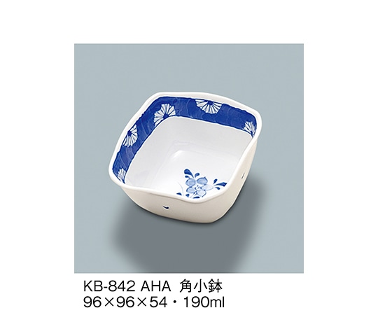 三信化工 角小鉢 青花 KB-842_AHA 1個(ご注文単位1個)【直送品】
