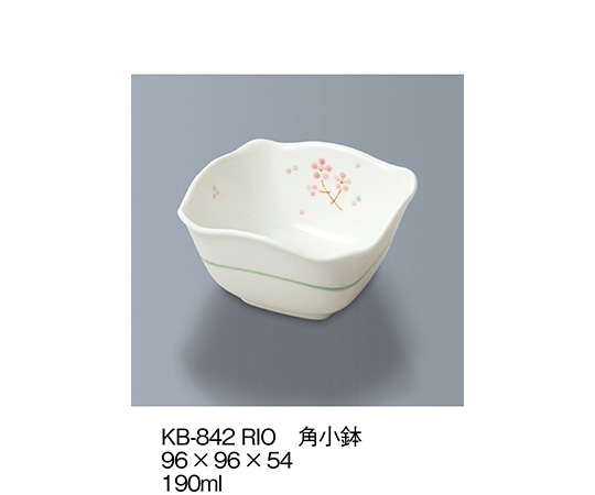 三信化工 角小鉢 里桜 KB-842_RIO 1個(ご注文単位1個)【直送品】