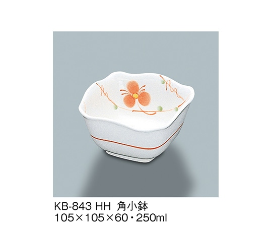 三信化工 角小鉢 初花 KB-843_HH 1個(ご注文単位1個)【直送品】