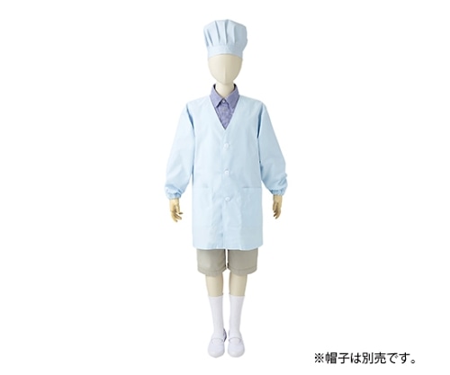 住商モンブラン シングル型給食衣 児童用 長袖 サックス PE111-6 1 1枚(ご注文単位1枚)【直送品】