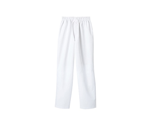 住商モンブラン パンツ 男女兼用 白 裾インナー付 RS7501-2 SS 1枚(ご注文単位1枚)【直送品】