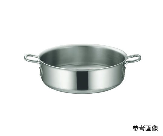 本間製作所 IHマエストロ 3層鋼クラッド外輪鍋 30cm(6.9L) 本体  1個（ご注文単位1個）【直送品】