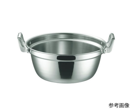 本間製作所 IHマエストロ 3層鋼クラッド段付鍋 30cm(7.6L) 本体  1個（ご注文単位1個）【直送品】