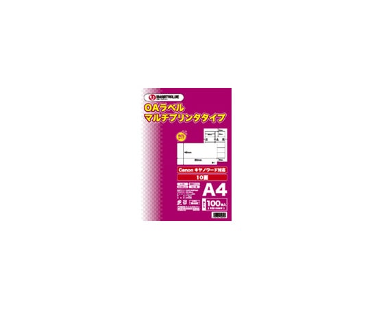 スマートバリュー OAマルチラベル 10面 100枚×5冊 A127J-5 1箱(ご注文単位1箱)【直送品】