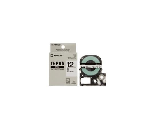 キングジム PROテープ 白に黒字 12mm 20個 SS12K-20P 1セット(ご注文単位1セット)【直送品】