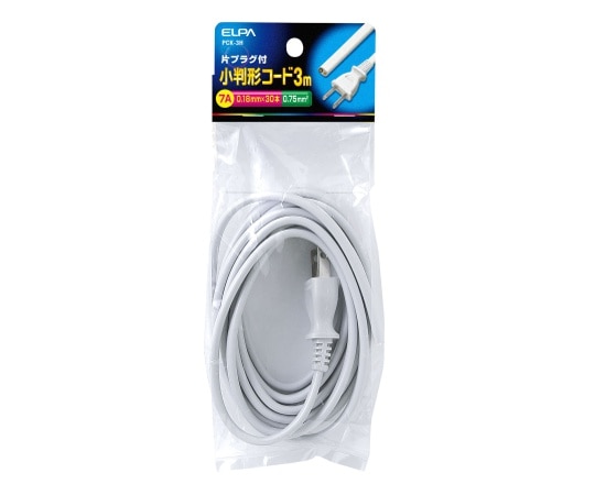 ELPA 3m片P付7A PCK-3H 1個(ご注文単位1個)【直送品】