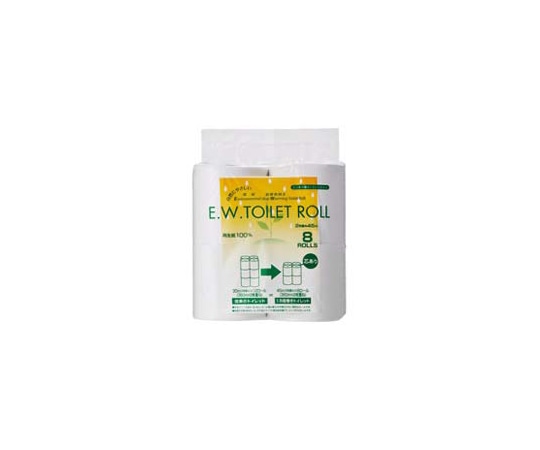 太洋紙業 EWトイレットロール 45m巻 8ロール  1パック(ご注文単位1パック)【直送品】