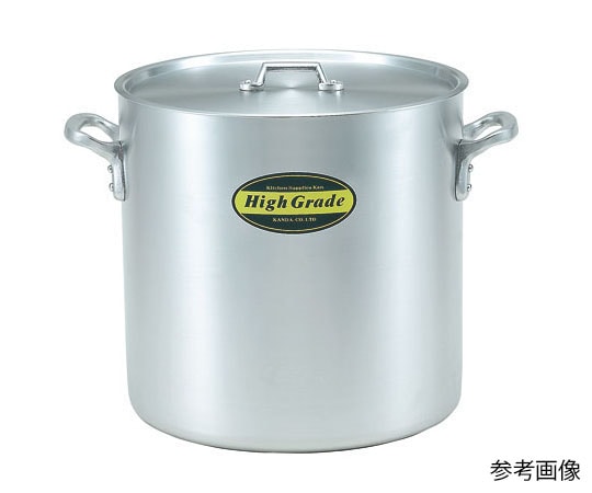 >カンダ ハイグレード アルミ寸胴鍋 目盛付 54cm(120L) 1個(ご注文単位1個)【直送品】