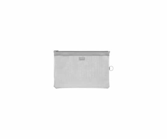 LIHITLAB メッシュケース A4 オフホワイト F-246 1枚(ご注文単位1枚)【直送品】
