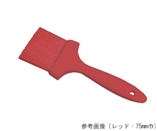 ヒルブラシ（サーモンブラシ） サーモンレジンブラシ グレージングブラシ レッド 210mm×75mm 毛丈50mm GL31 1本（ご注文単位1本）【直送品】