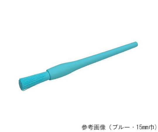 ヒルブラシ（サーモンブラシ） サーモンレジンブラシ グレージングブラシ ブルー 220mm×15mm 毛丈50mm PA2 1本（ご注文単位1本）【直送品】