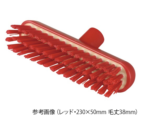 ヒルブラシ（サーモンブラシ） サーモンレジンブラシ デッキブラシ イエロー 230×50mm 毛丈38mm B928RES 1本（ご注文単位1本）【直送品】
