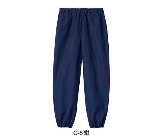 アズワン 和風パンツ[男女兼用] 紺 3L G-71151 3L C-5 1枚（ご注文単位1枚）【直送品】