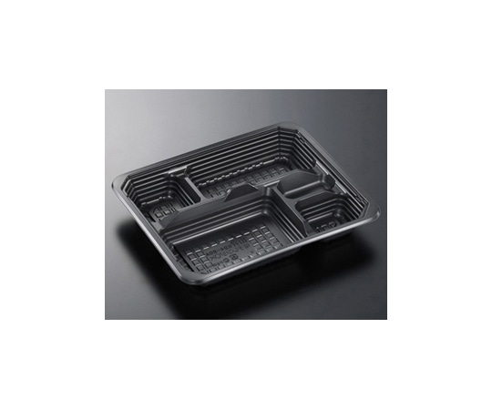 中央化学 弁当容器 HSA街弁 K24-20A BK 身 50枚入 152629 1袋(ご注文単位1袋)【直送品】