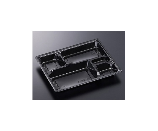 中央化学 弁当容器 HS古今L-5 BK 身 50枚入 170647 1袋(ご注文単位1袋)【直送品】