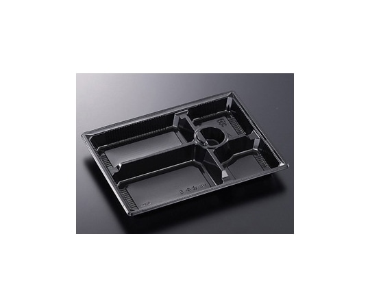 中央化学 弁当容器 HS古今L-6 BK 身 50枚入 170910 1袋(ご注文単位1袋)【直送品】