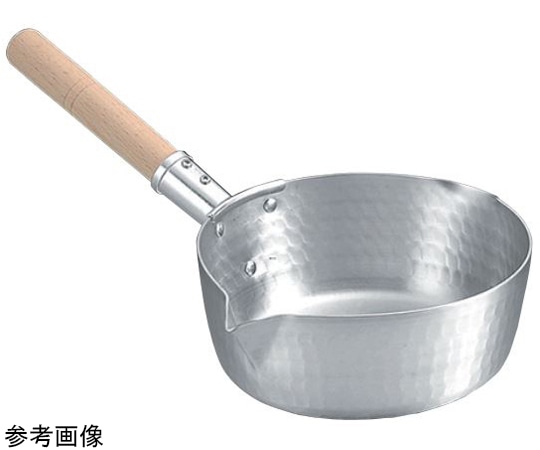 本間製作所 KO アルミ雪平鍋 カラス口 左手用 1.9L 19.5cm 1個(ご注文単位1個)【直送品】