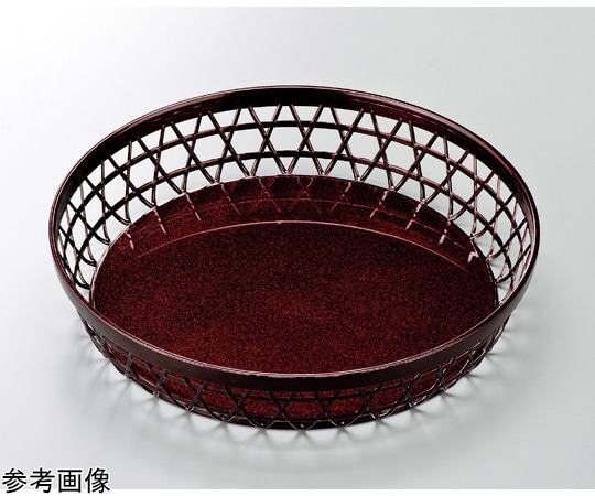 福井クラフト ABS40cm 竹丸かご 溜パール 14002110 1個（ご注文単位1個）【直送品】