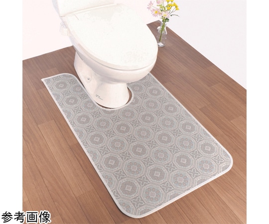 三愛繊維 拭けるマットシリーズ フィレンツェ トイレマット 800×1150mm 1枚(ご注文単位1枚)【直送品】