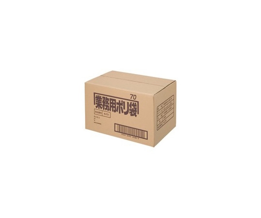 日本サニパック ポリゴミ袋 透明 70L 10枚×40組 N-73-40 1箱(ご注文単位1箱)【直送品】
