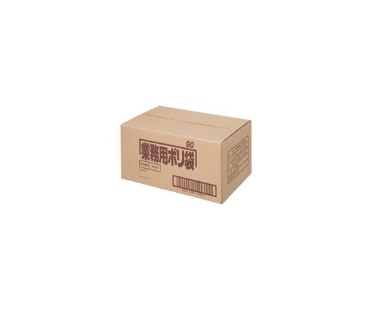 日本サニパック ポリゴミ袋 透明 90L 10枚×30組 N-93-30 1箱(ご注文単位1箱)【直送品】