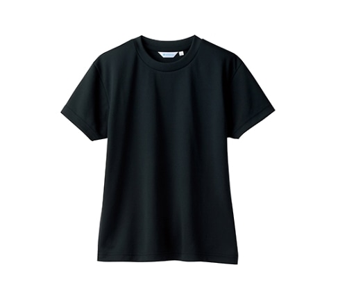 住商モンブラン Tシャツ 男女兼用 半袖ネット付 黒 2-512 S 1枚（ご注文単位1枚）【直送品】