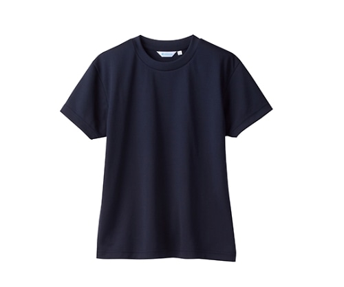 住商モンブラン Tシャツ 男女兼用 半袖ネット付 紺 2-513 LL 1枚（ご注文単位1枚）【直送品】