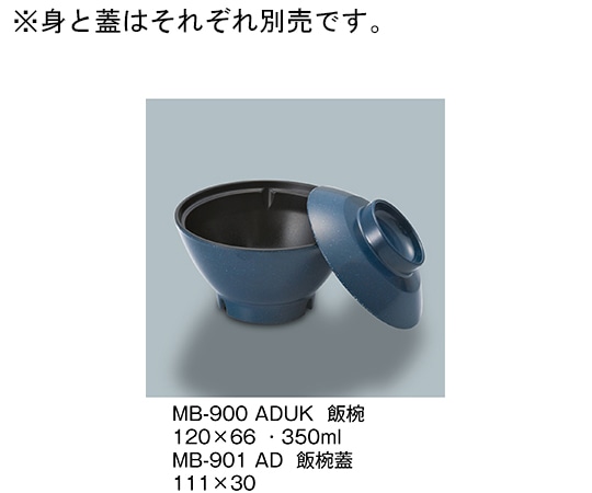 三信化工 飯椀蓋 青ダイヤ MB-901_AD 1個（ご注文単位1個）【直送品】